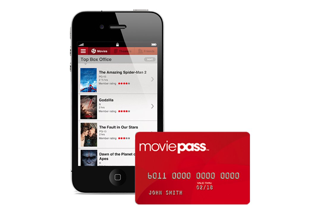 MoviePass app and card