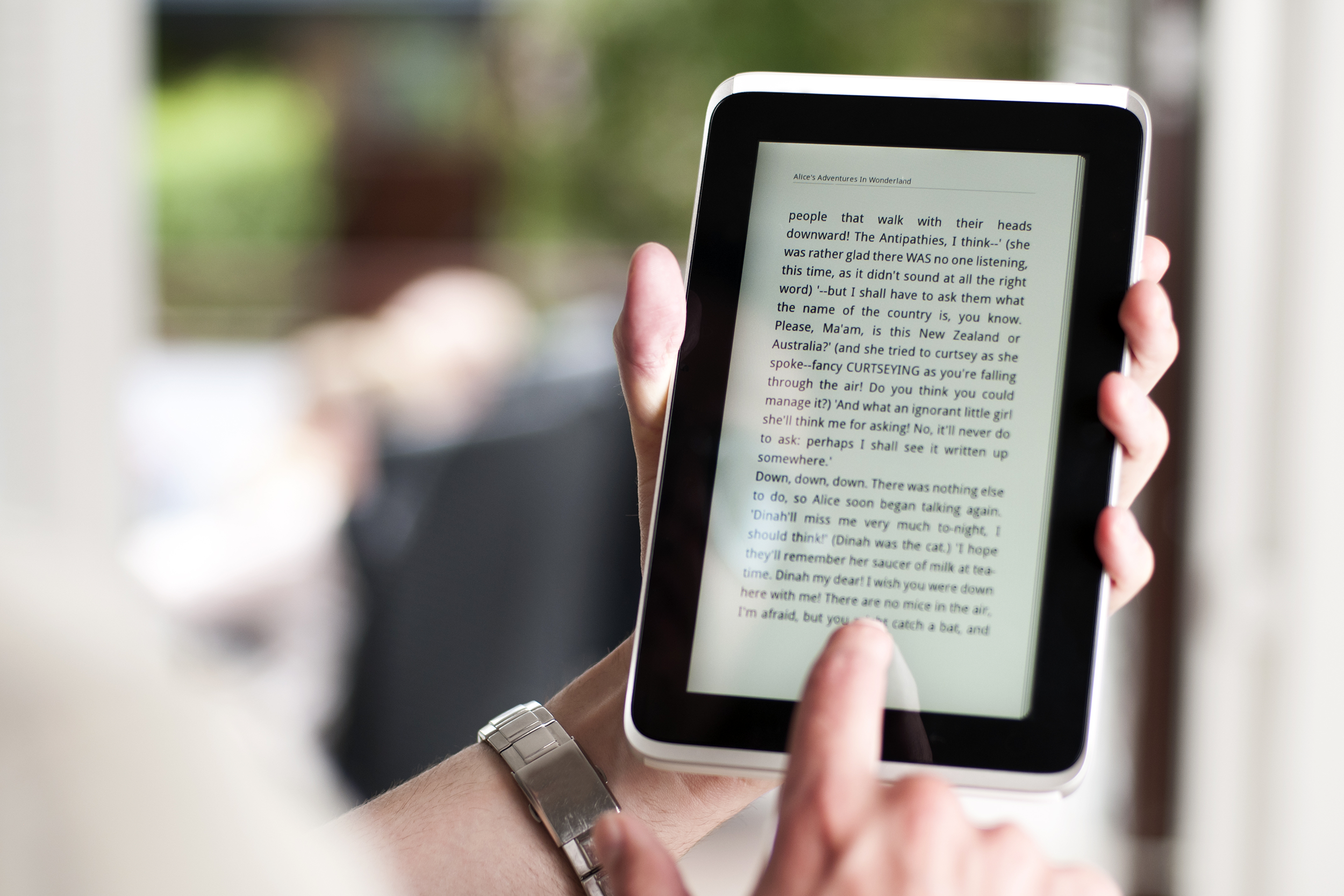 Reading an ebook