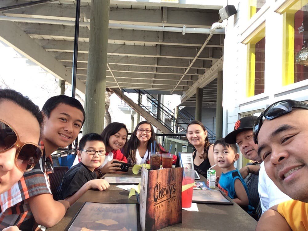 Family eating at Chevys Fresh Mex