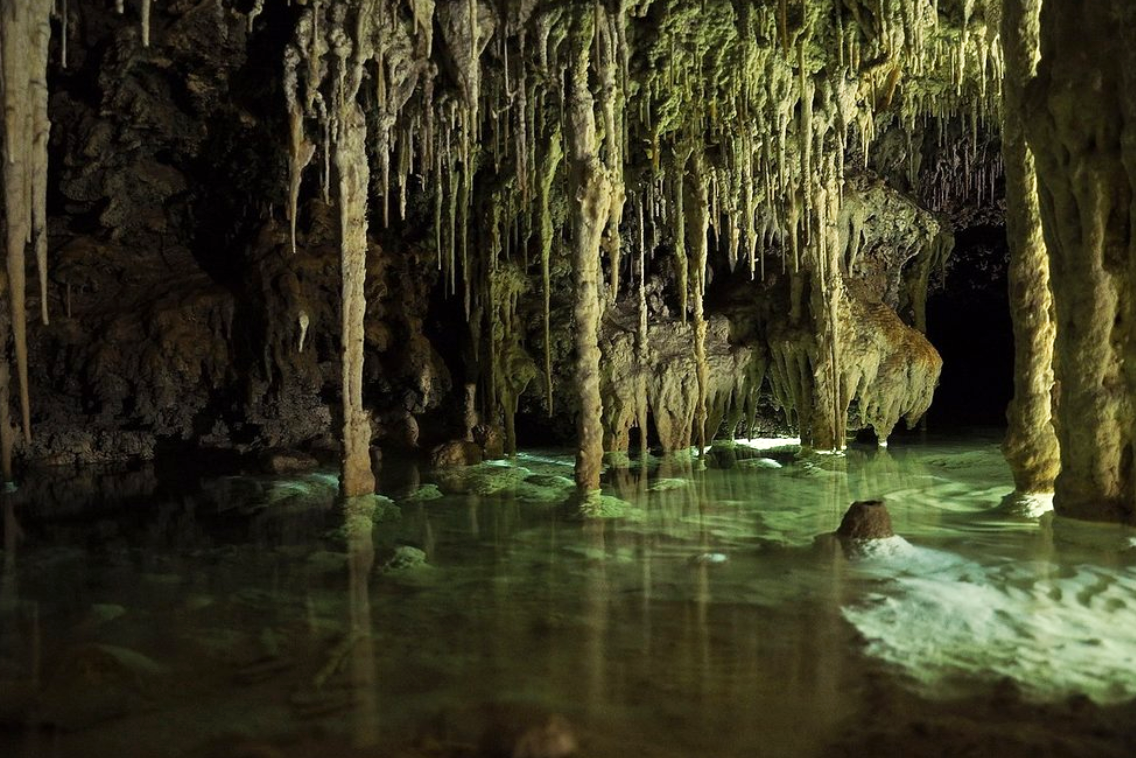 Rio Secreto caves in Cancun