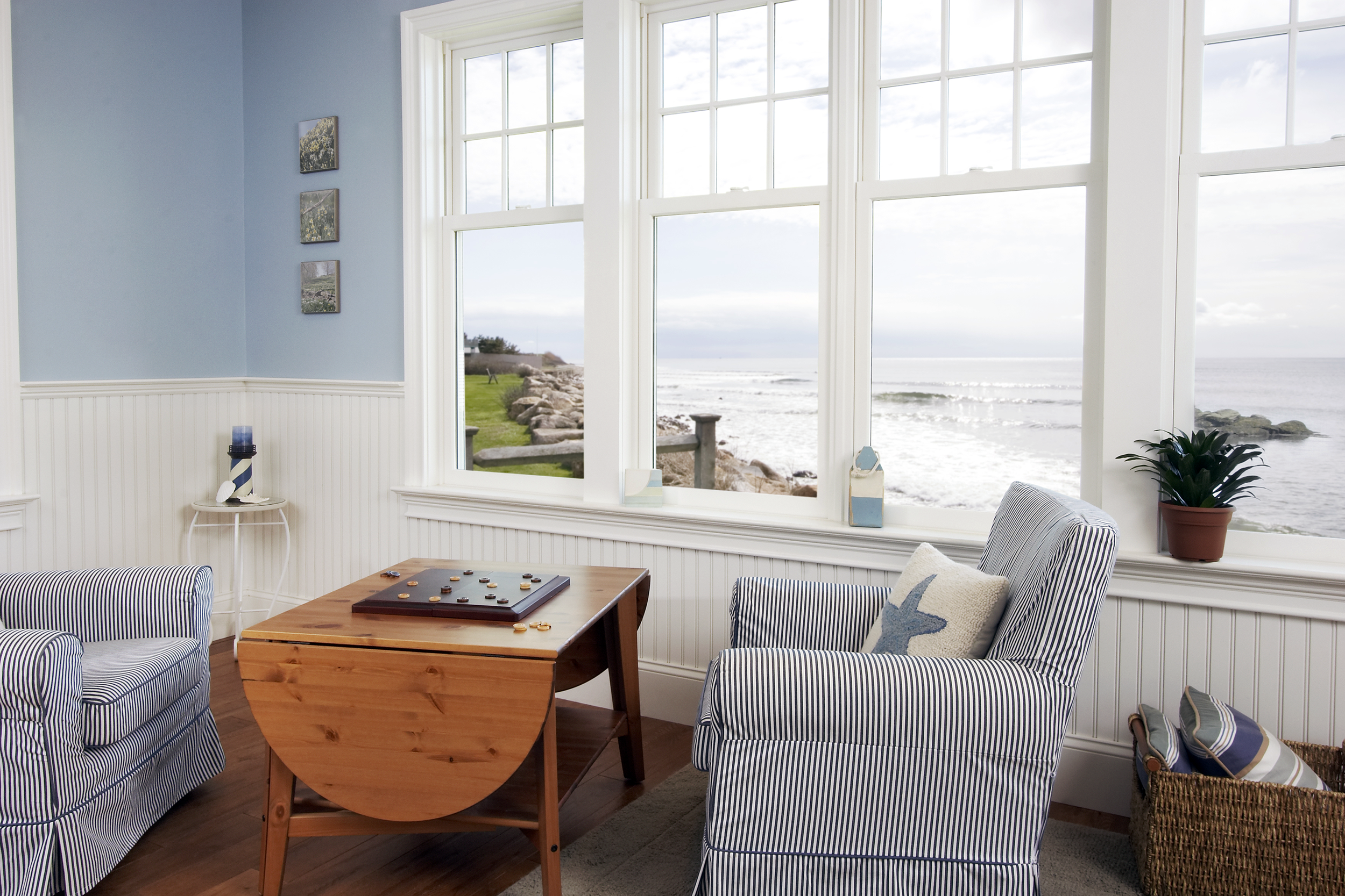 Interior of a beach house