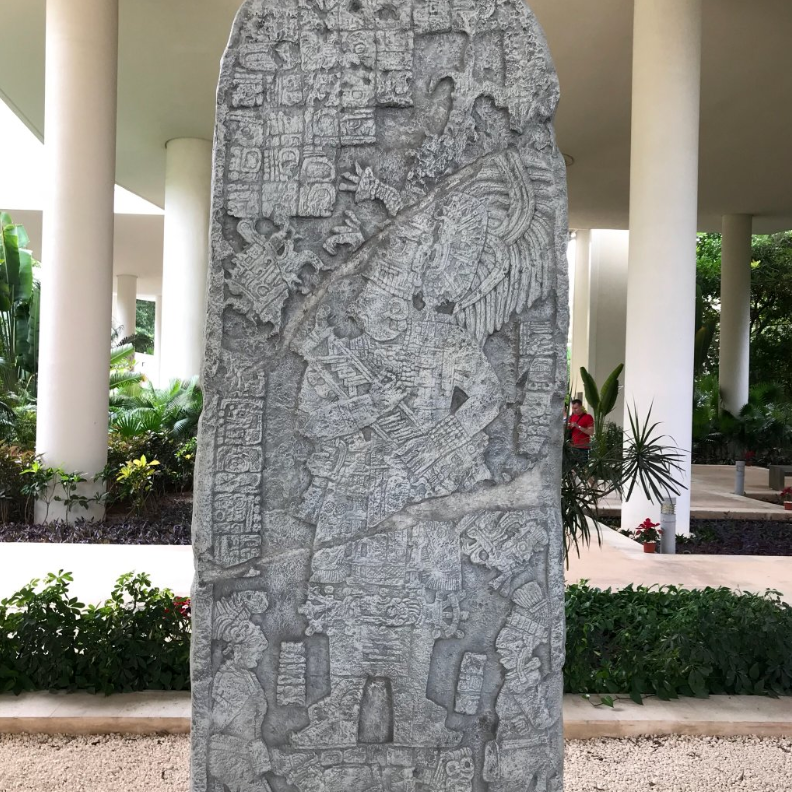 Artifact in the Mayan Museum