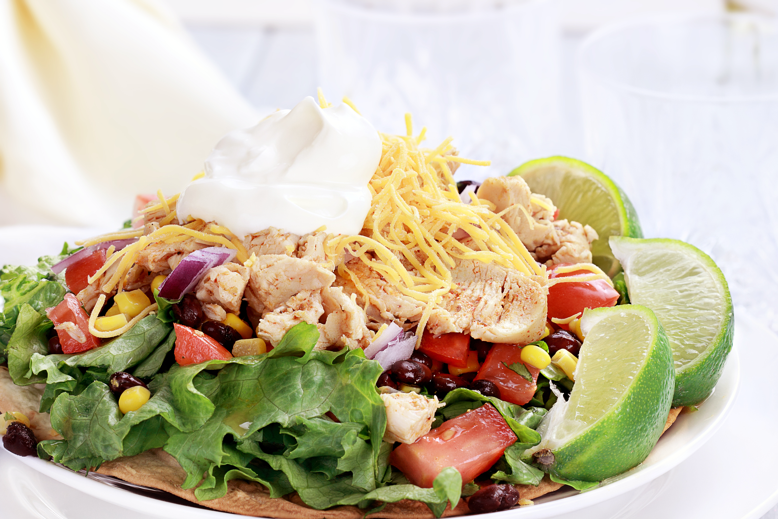Chicken taco salad