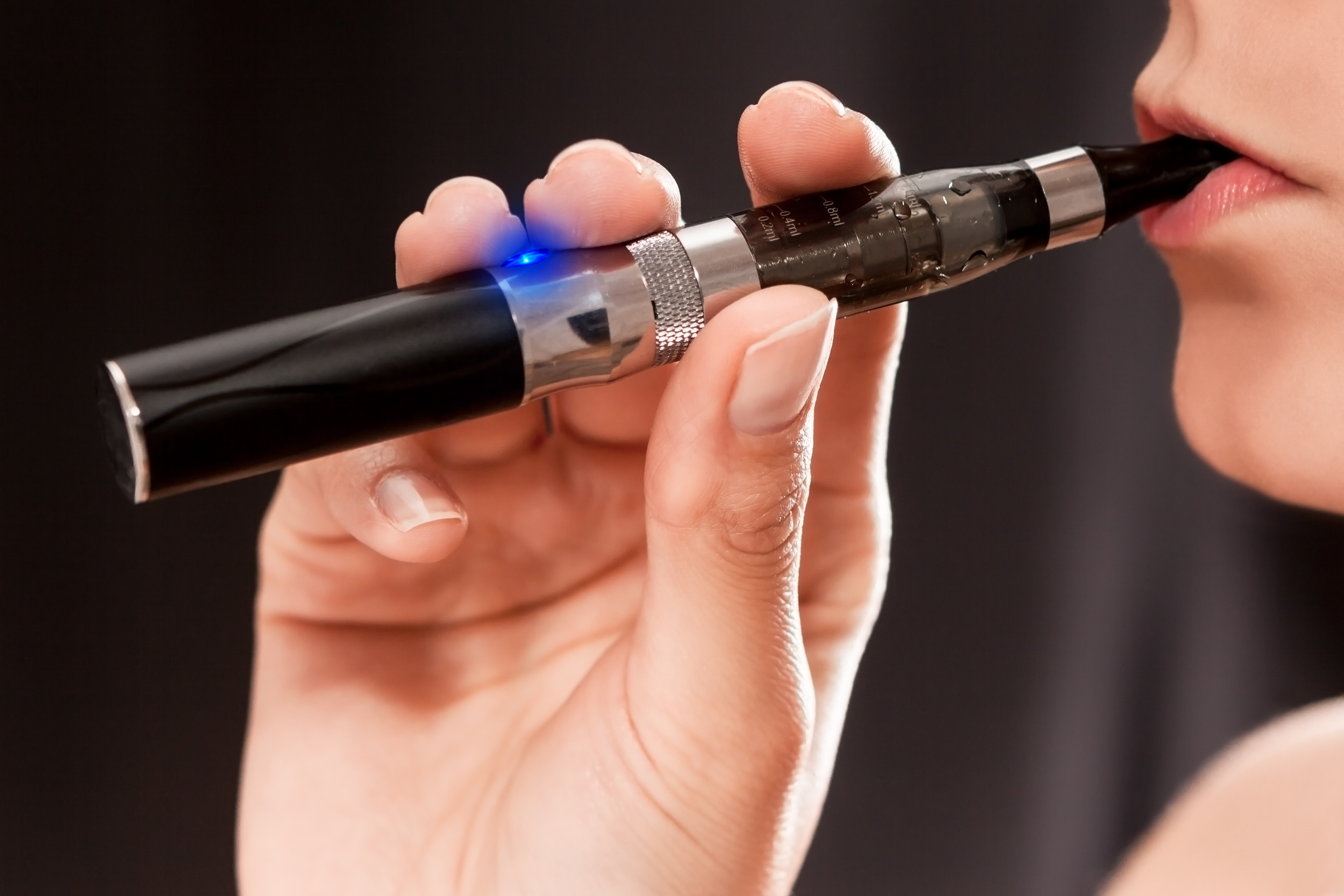 Woman vaping