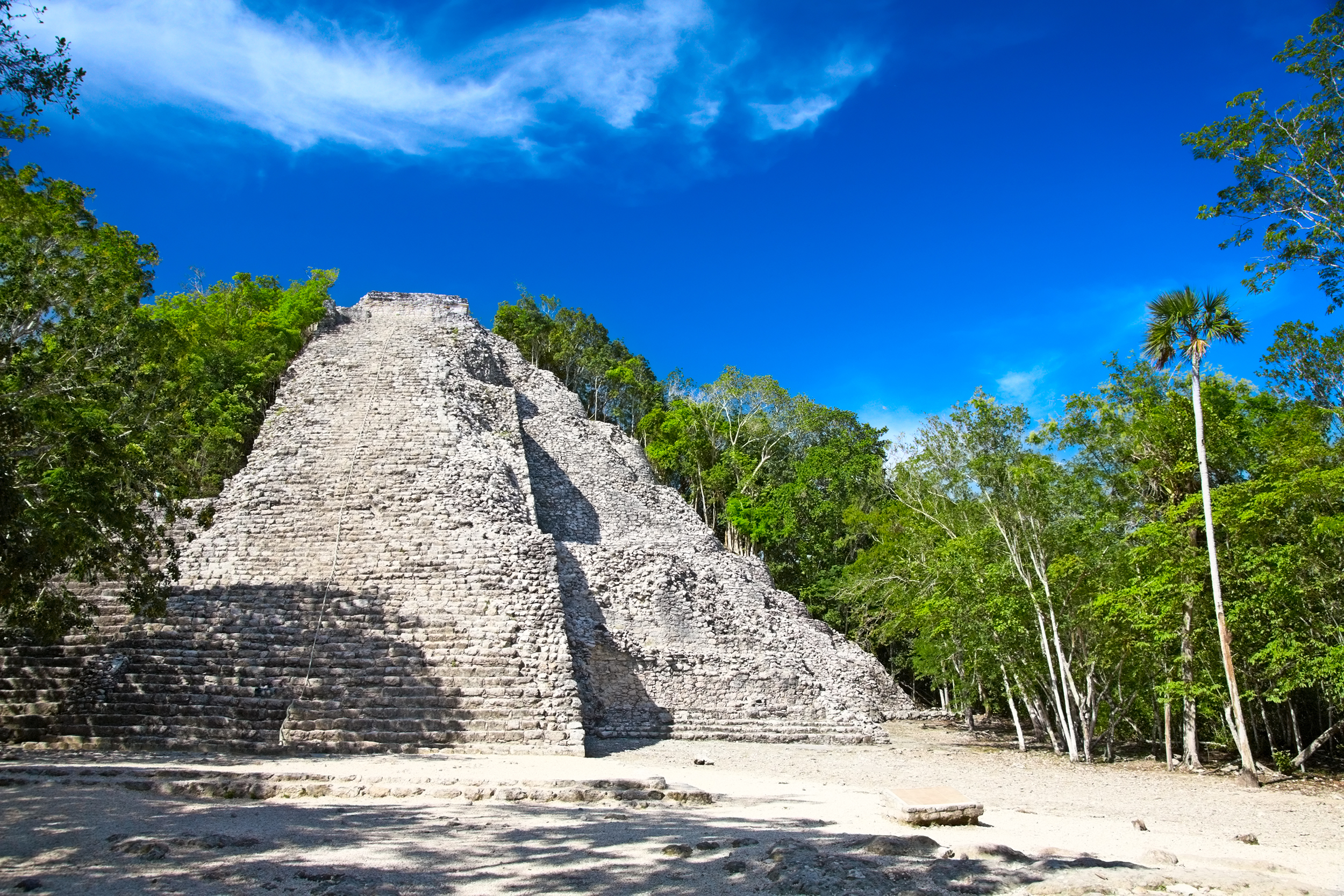 Mayan temple in Cancun