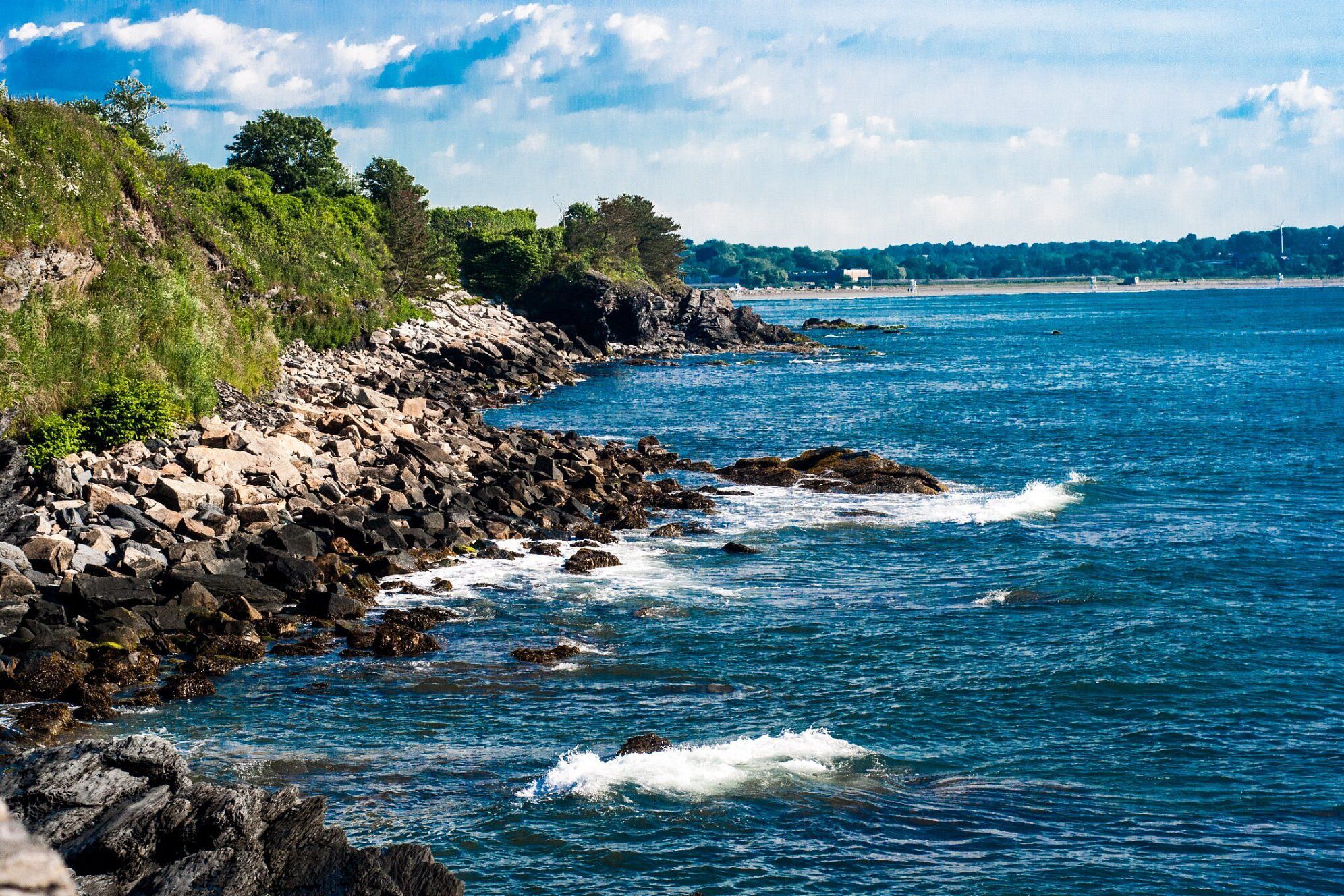 The Newport Cliff Walk, Newport, Rhode Island