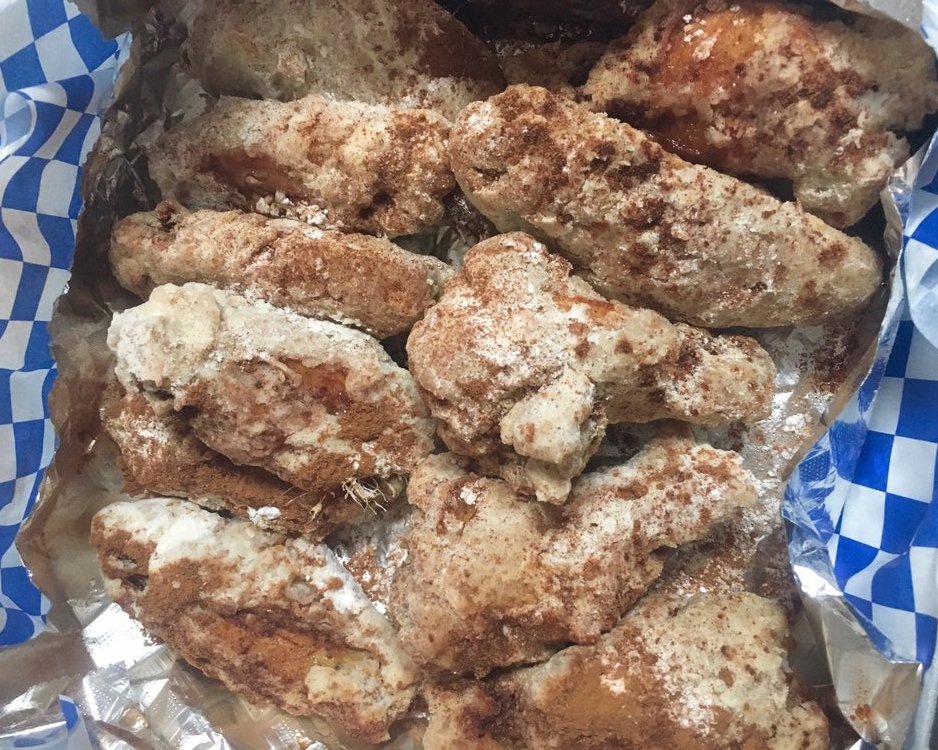 Funnel Cake Wings at Wayne's Wings in San Antonio, Texas