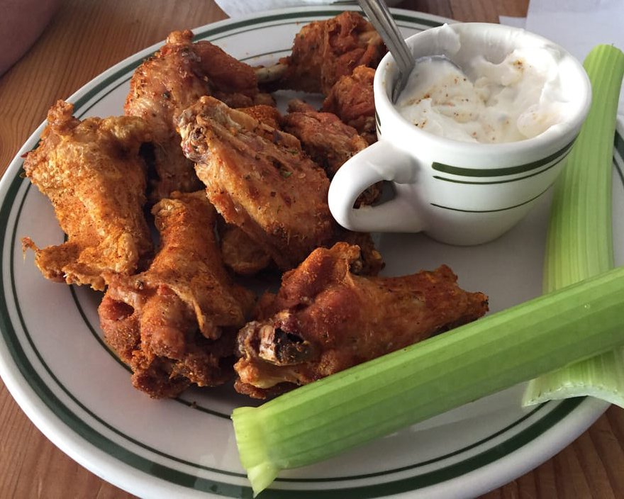 Dry Rub Wings at Chicken Lips in Sun Prairie, Wisconsin