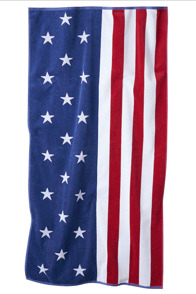 American Flag Beach Towel