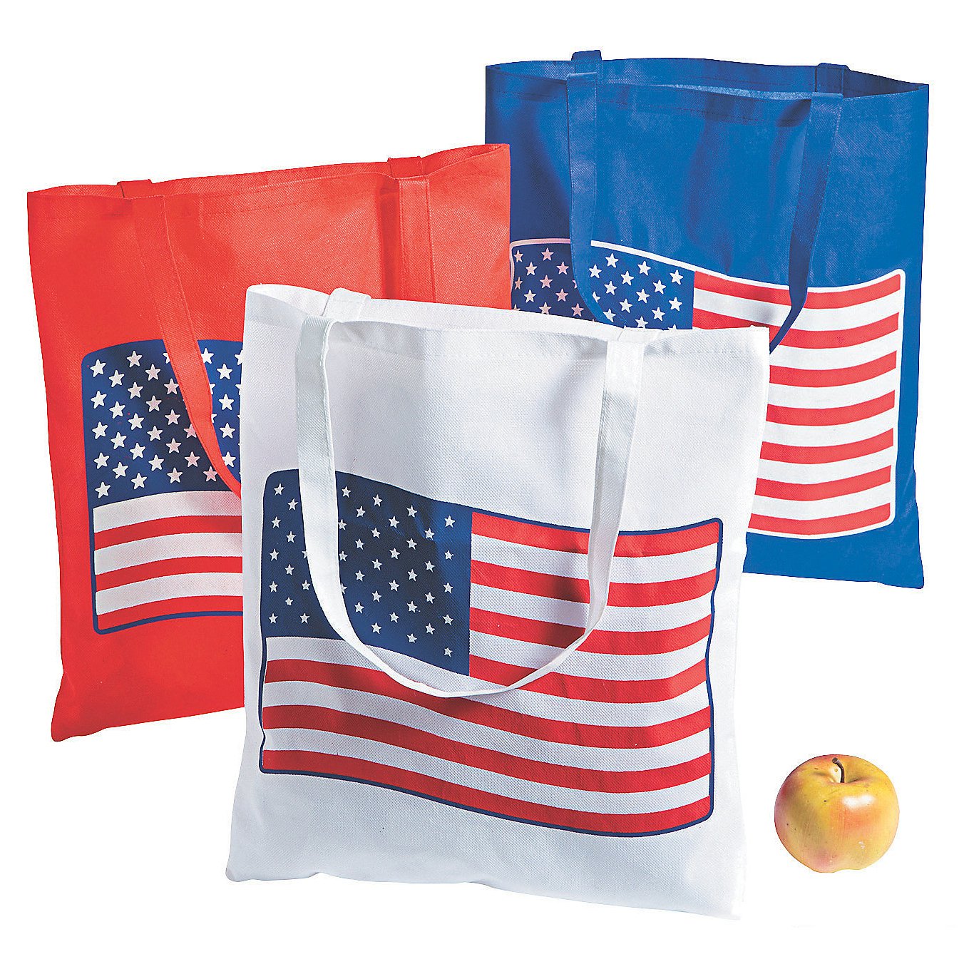 Patriotic Flag Tote Bags