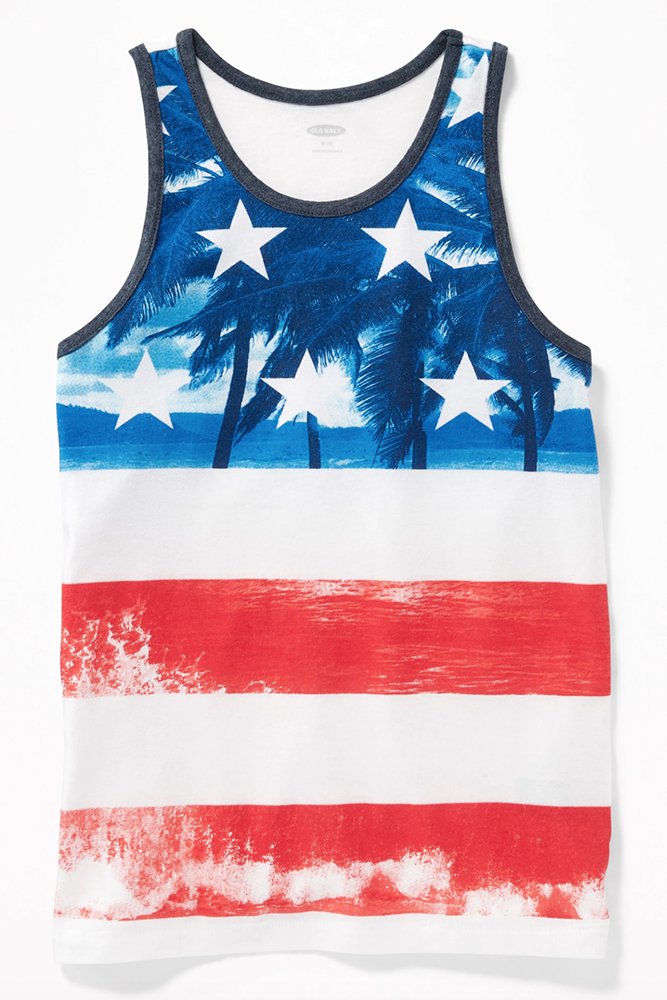 Americana Graphic Tank for Boys