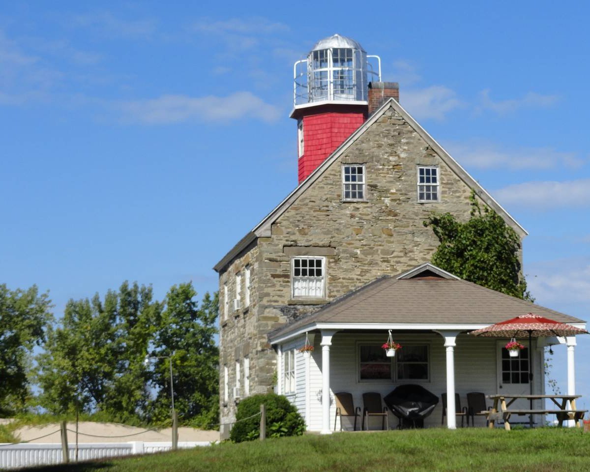 Salmon River Lighthouse in Pulaski, New York