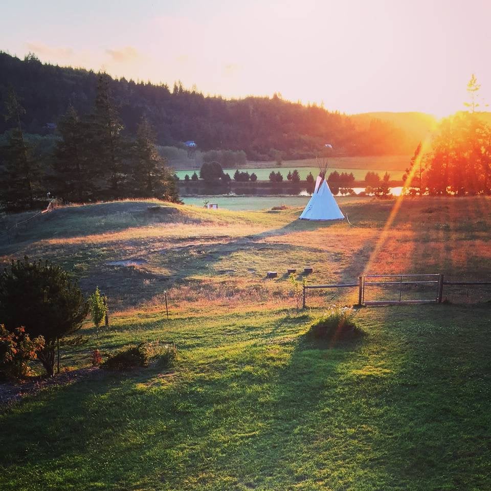 Riverview Teepee in Coquille, Oregon
