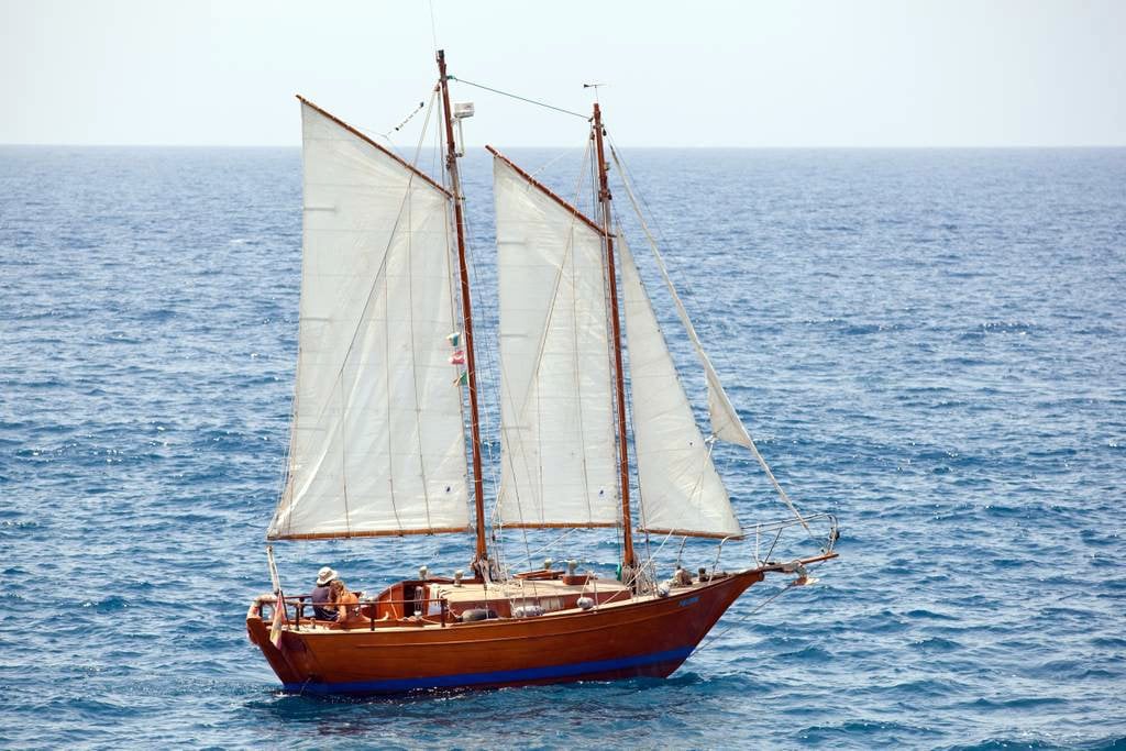 Odysseus I Sailboat in Mogan, Canary Islands