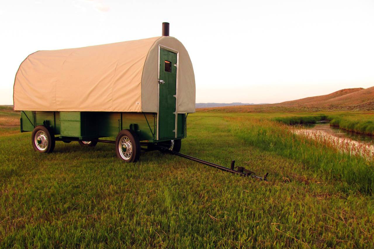 Shirley Basin Sheep Wagon in Shirley Basin, Wyoming