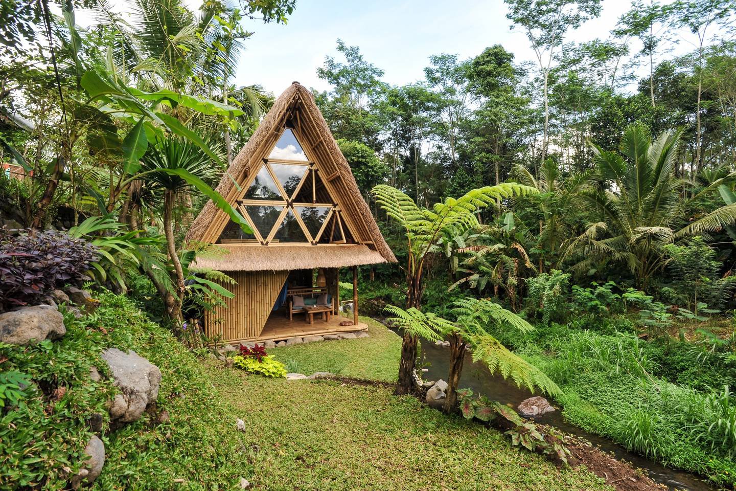 Eco Bamboo Home in Selat, Bali, Indonesia