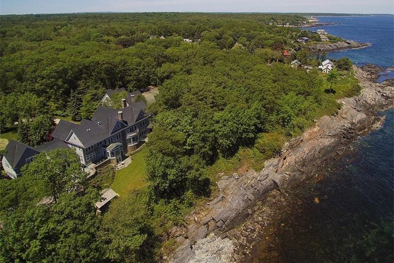 expensive beachfront property on Cape Elizabeth, Maine