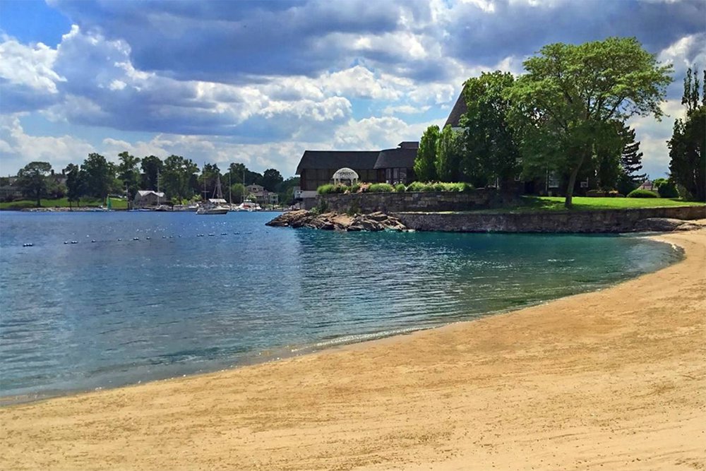 expensive beachfront property on Mamaroneck, New York