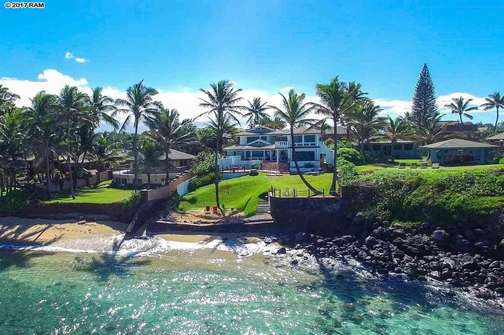expensive beachfront property on Maui, Hawaii
