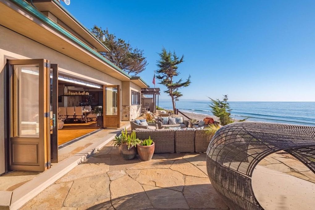 expensive beachfront property on La Selva Beach, California