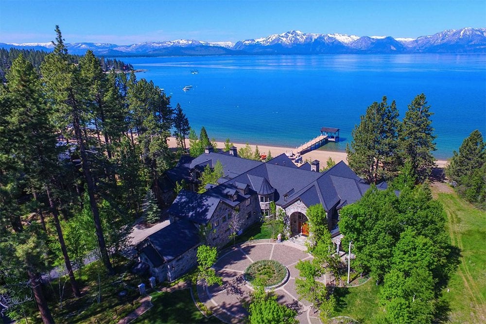 expensive beachfront property on Zephyr Cove, Nevada
