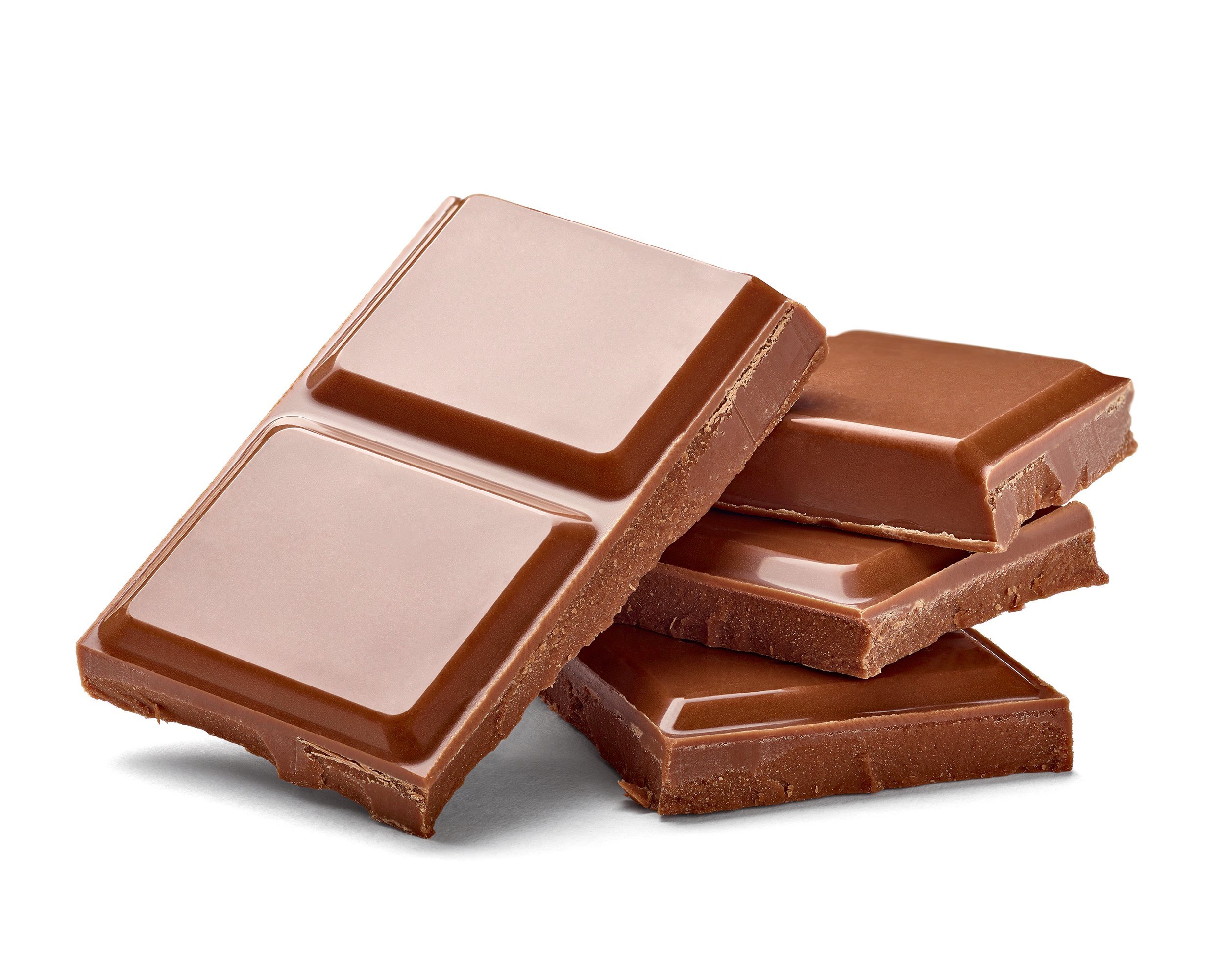pieces of chocolate