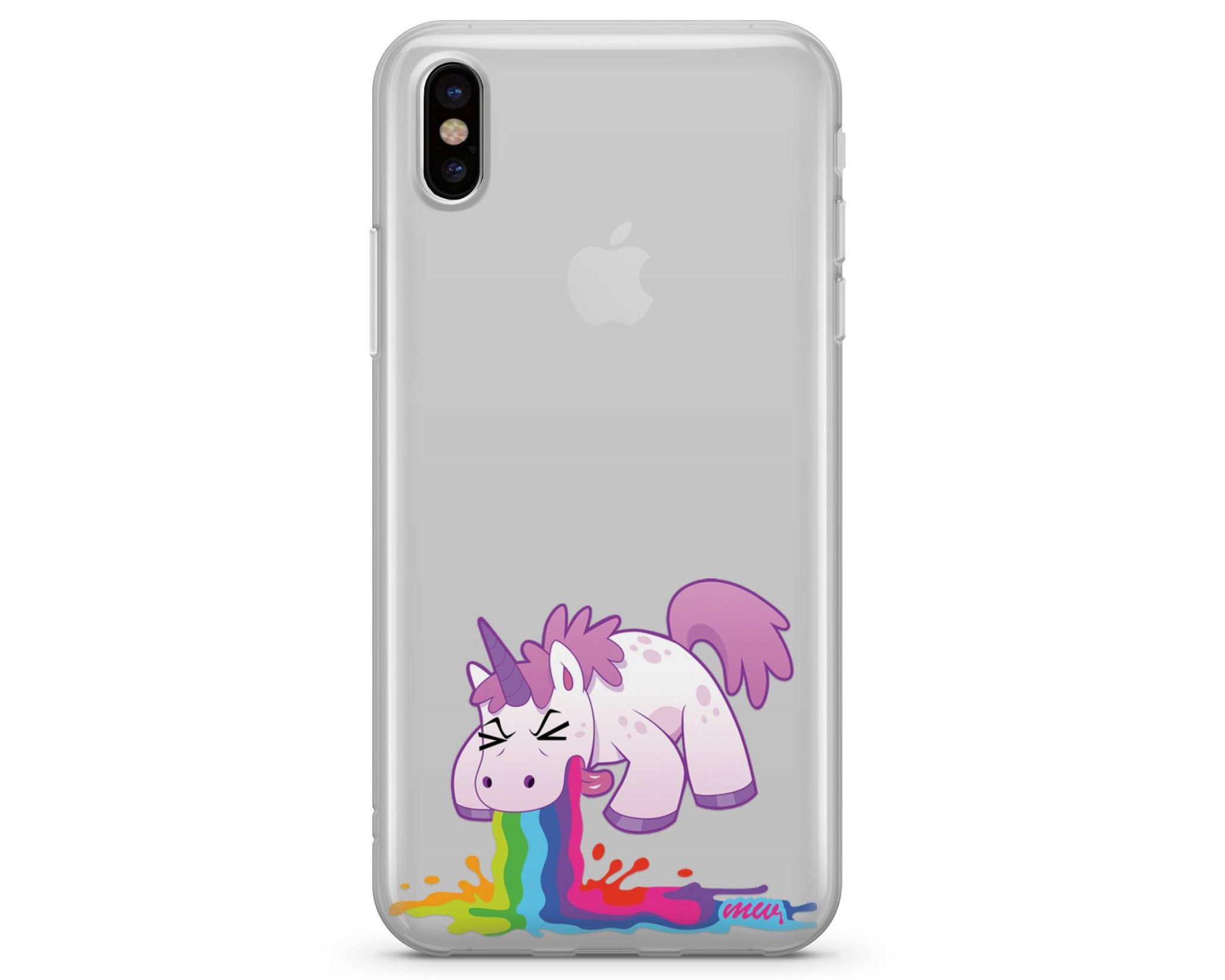 Puking Unicorn Cell Phone Case