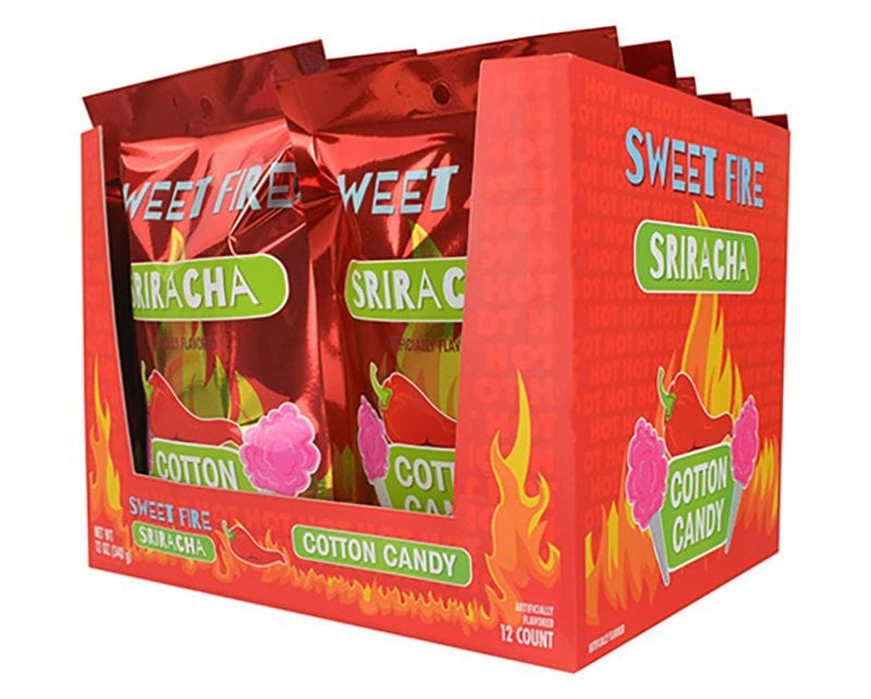 Sweet Fire Sriracha Cotton Candy
