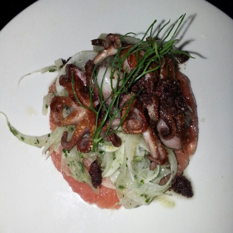 octopus with fennel at Casa Mono in New York