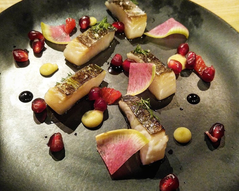 mackerel at Aldea in New York
