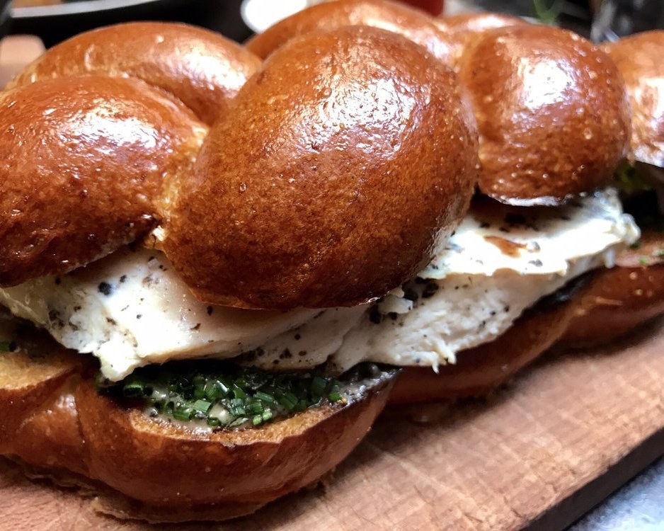 chicken sandwich at NoMad in New York