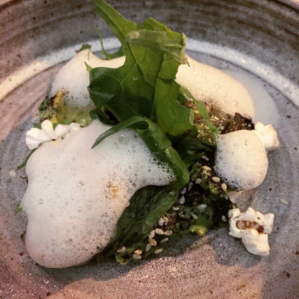 sesame and nori coated avocado at Commonwealth in San Francisco