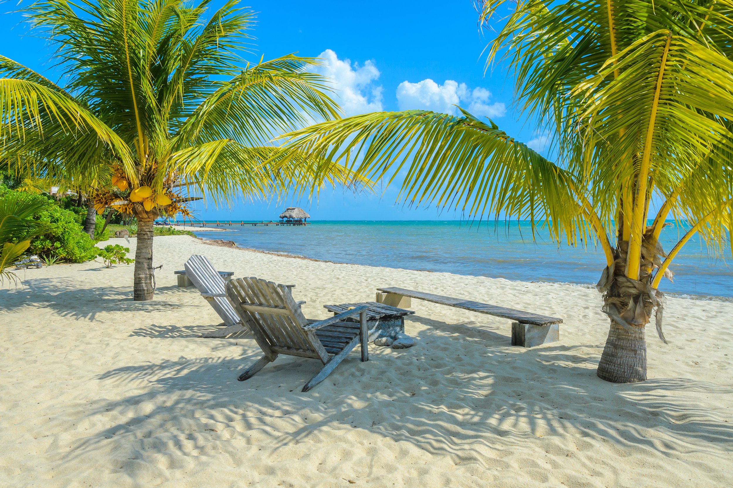 Beach in Placencia, Belize