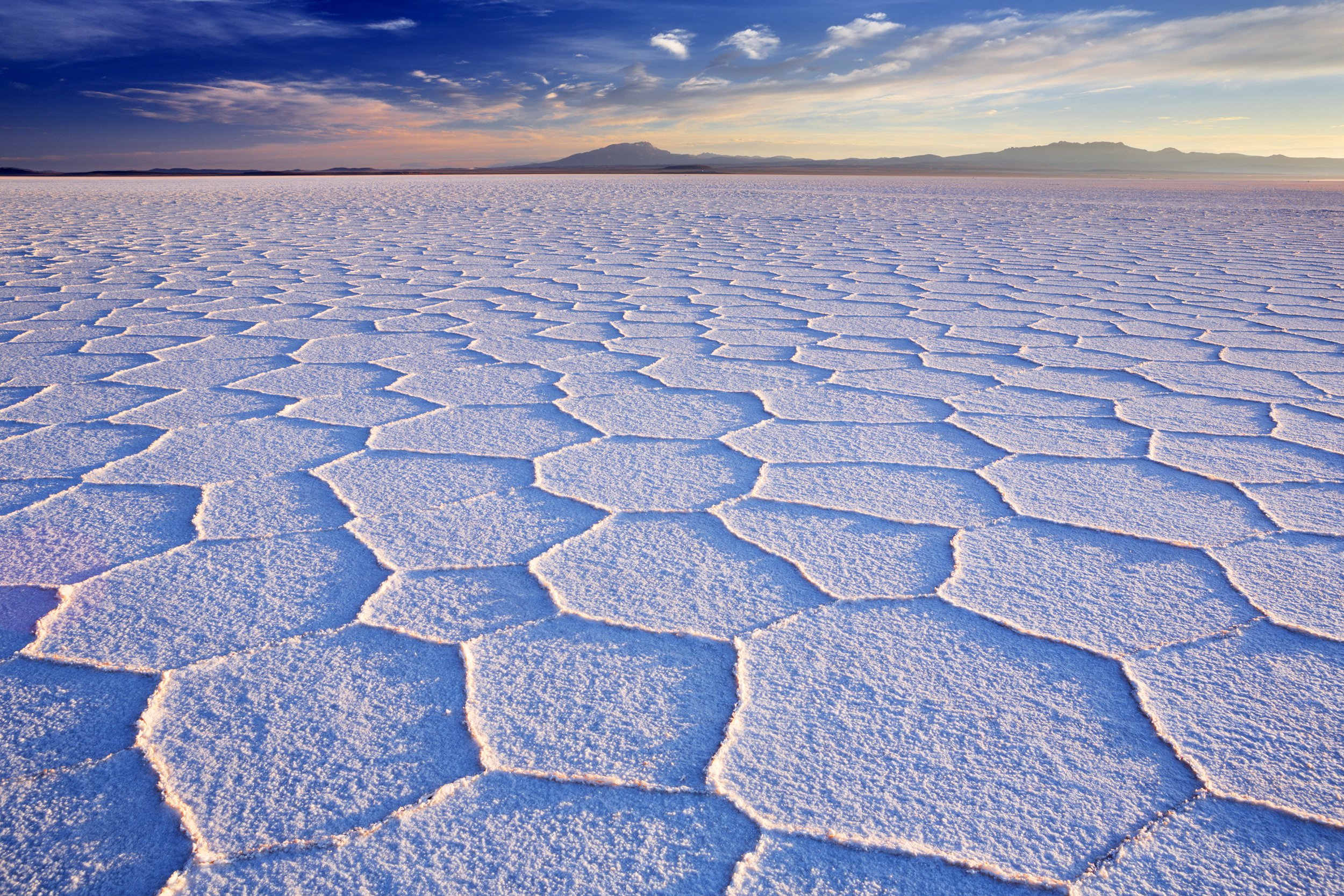 Salt flats in Bolivia