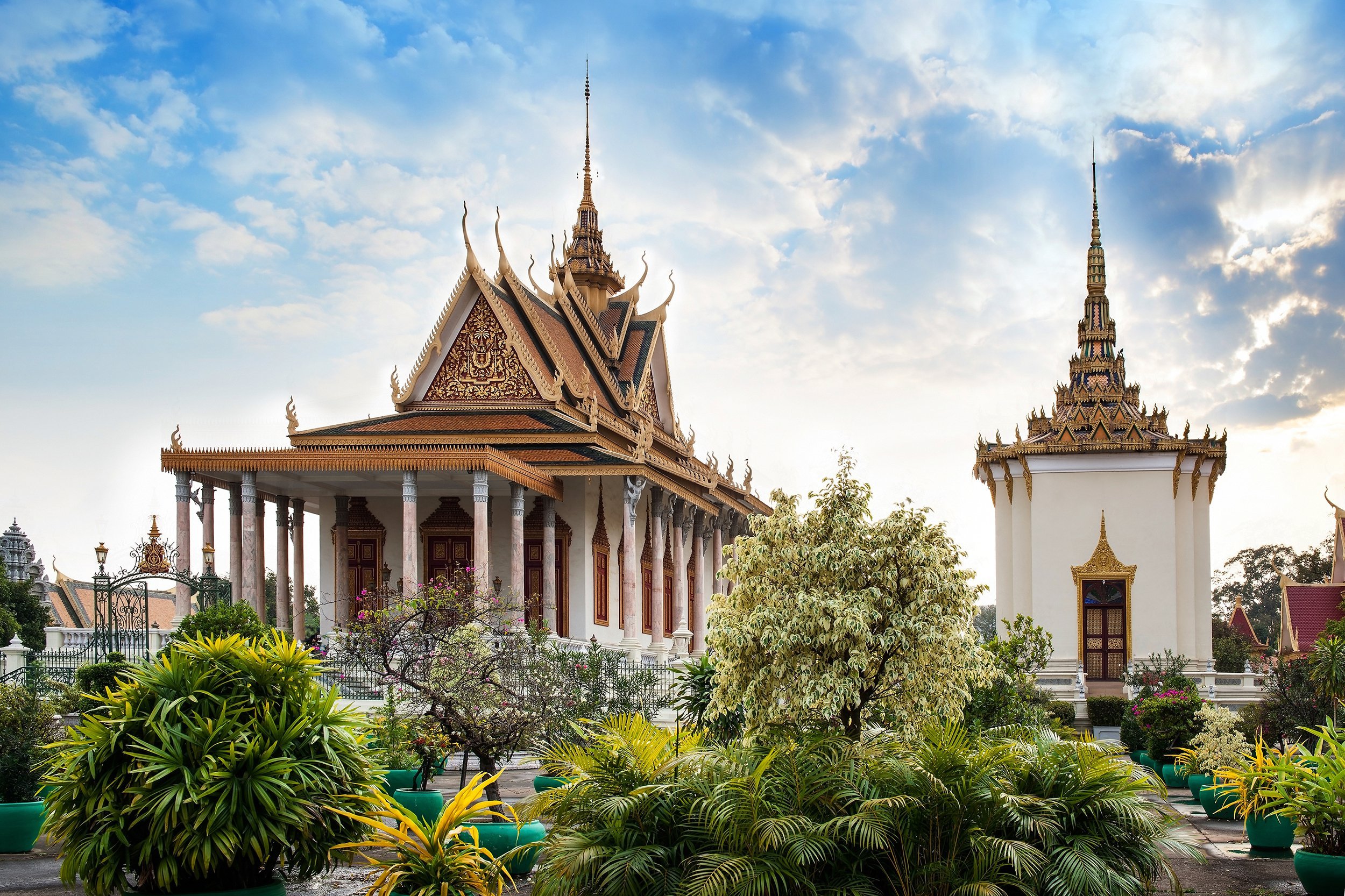 The Silver Pagoda in Cambodia