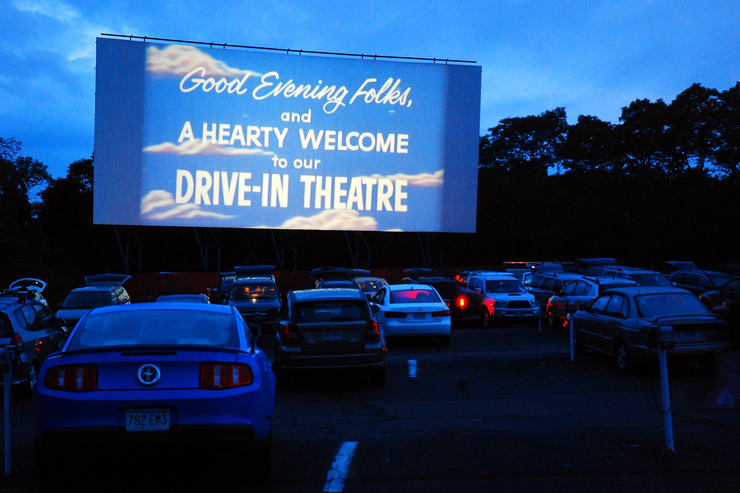 Drive-in movie theater