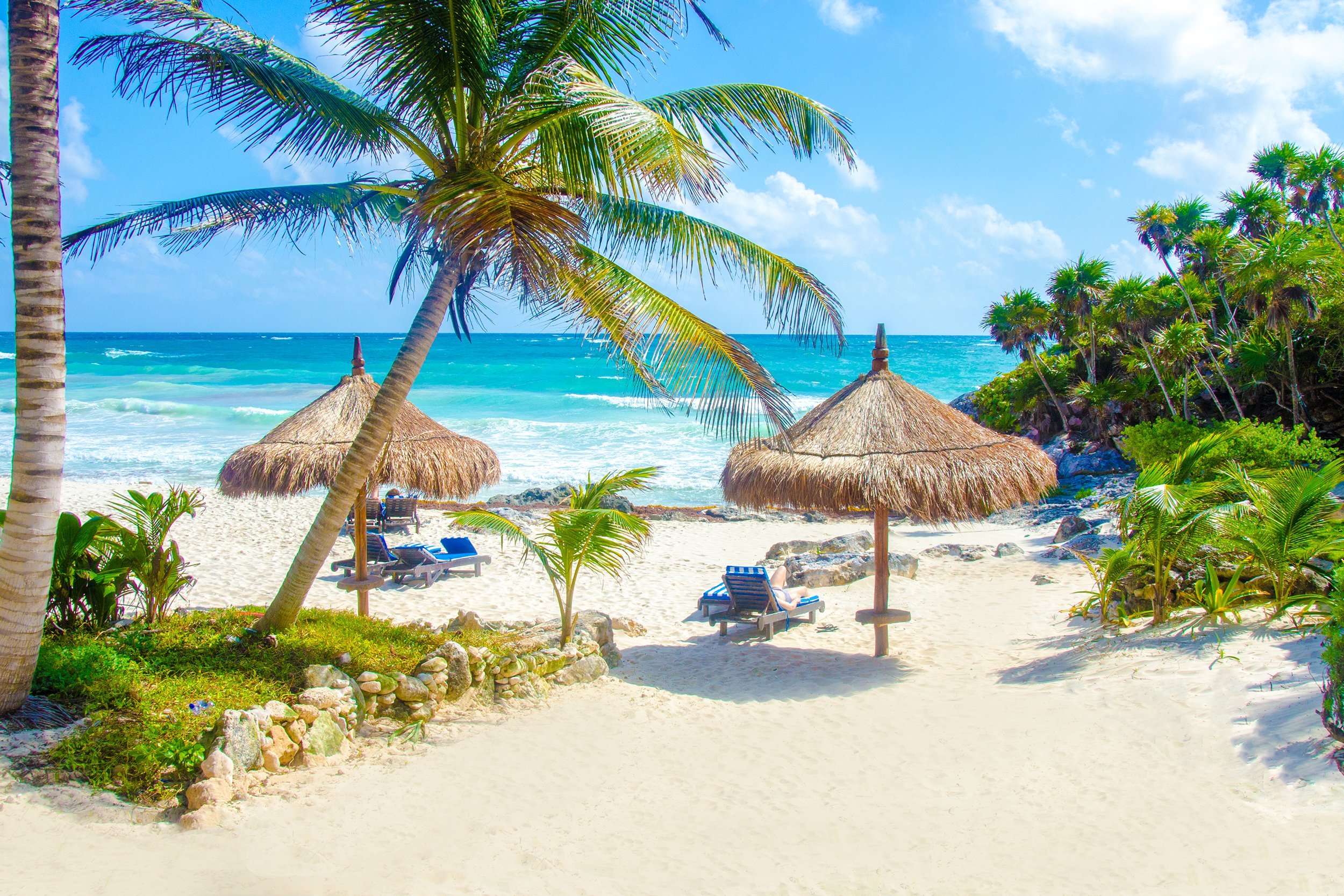 Beach in Tulum, Mexico