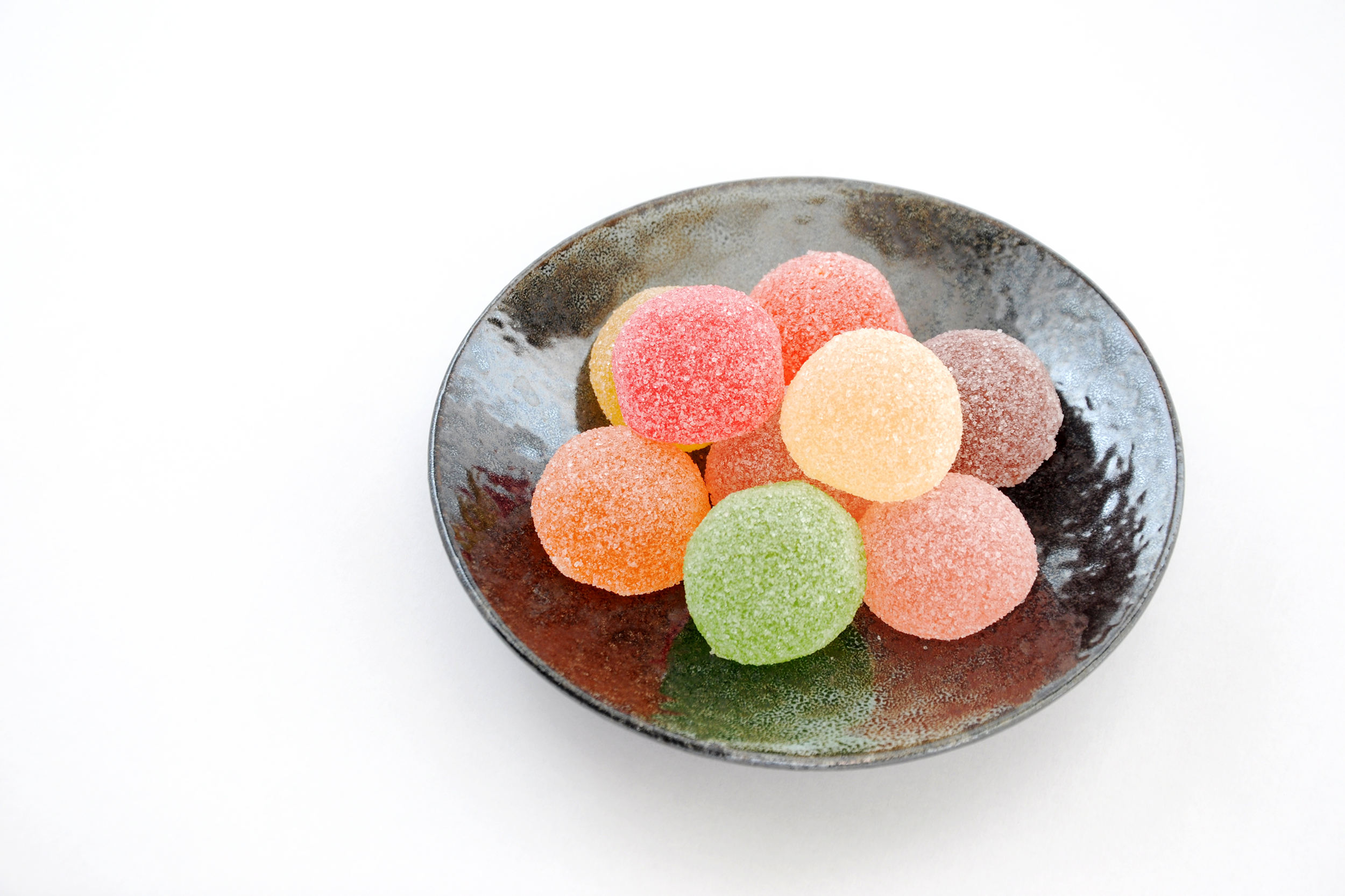 Gumdrops in a bowl