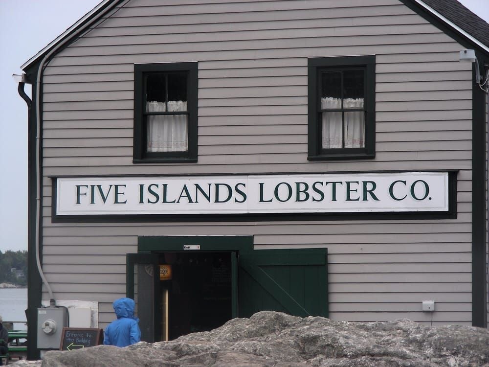 Five Islands Lobster Co. in Georgetown, Maine