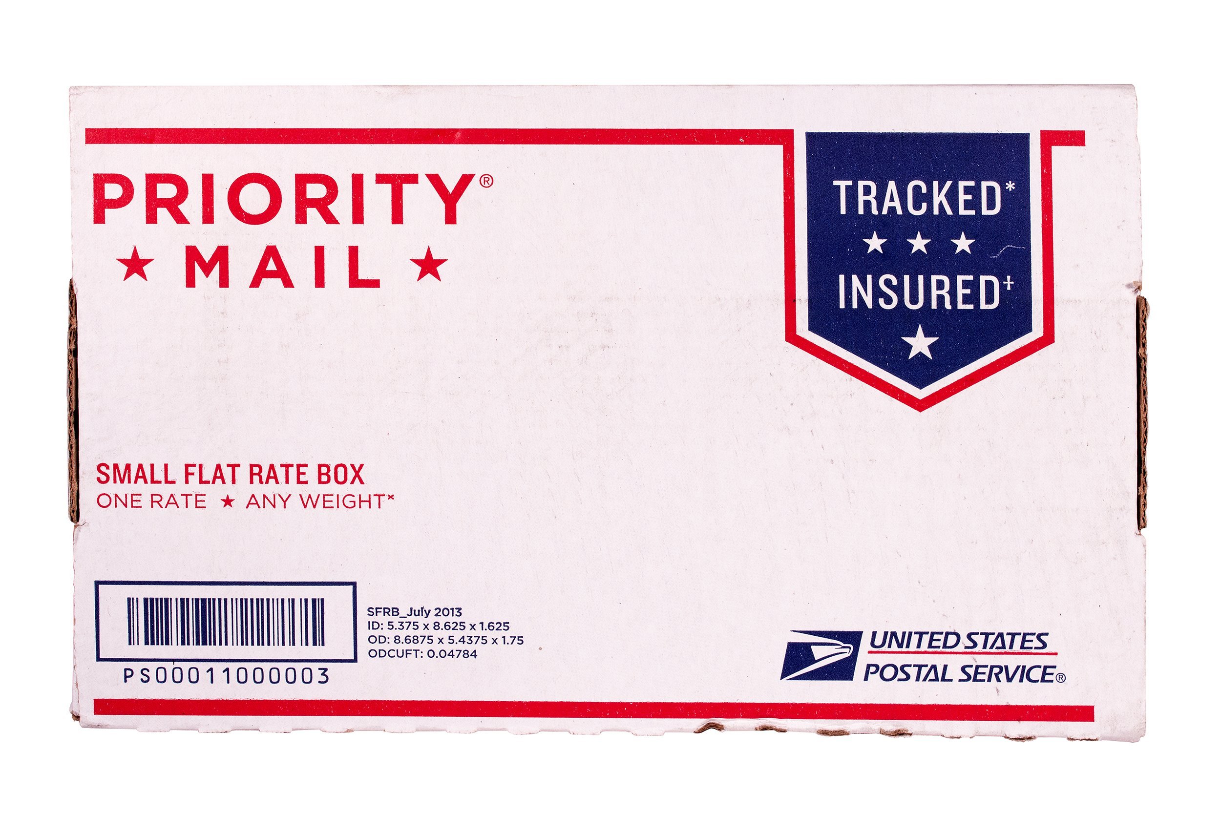 United States Postal Service priority mail carton