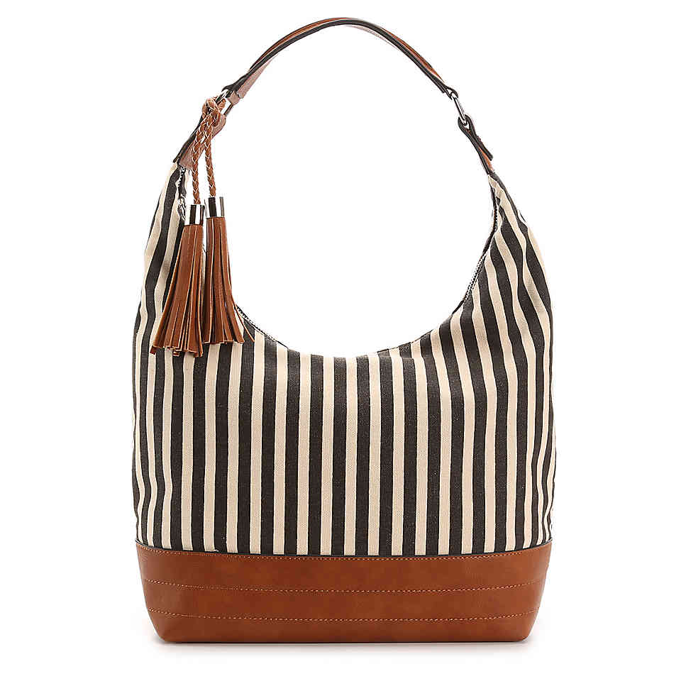Kate + Alex Cuffaro Stripe Hobo