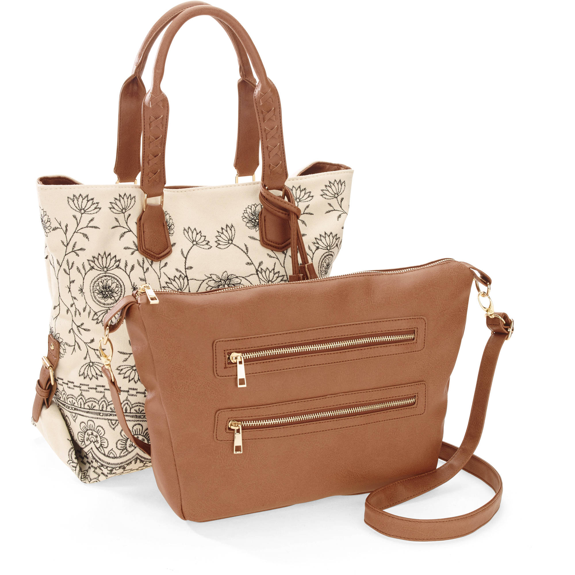 Under One Sky 8 Embroidered Bag in Bag