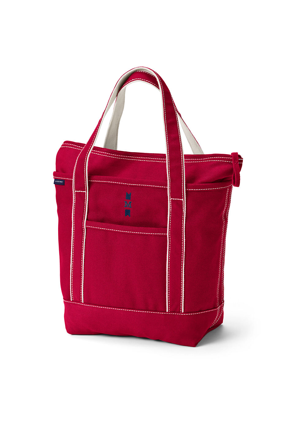 Lands’ End Zip Top Canvas Tote