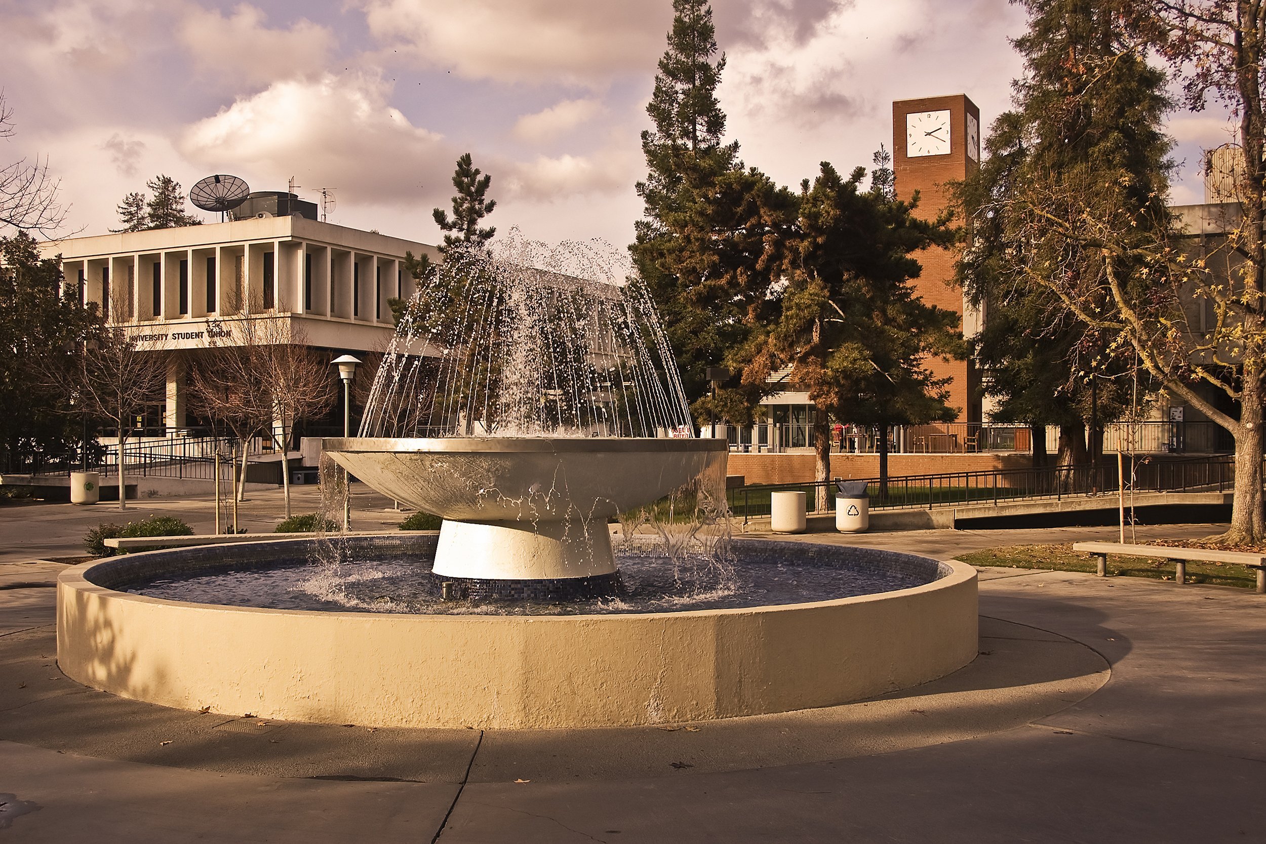 Student Union and bookstore at California State University in Fresno