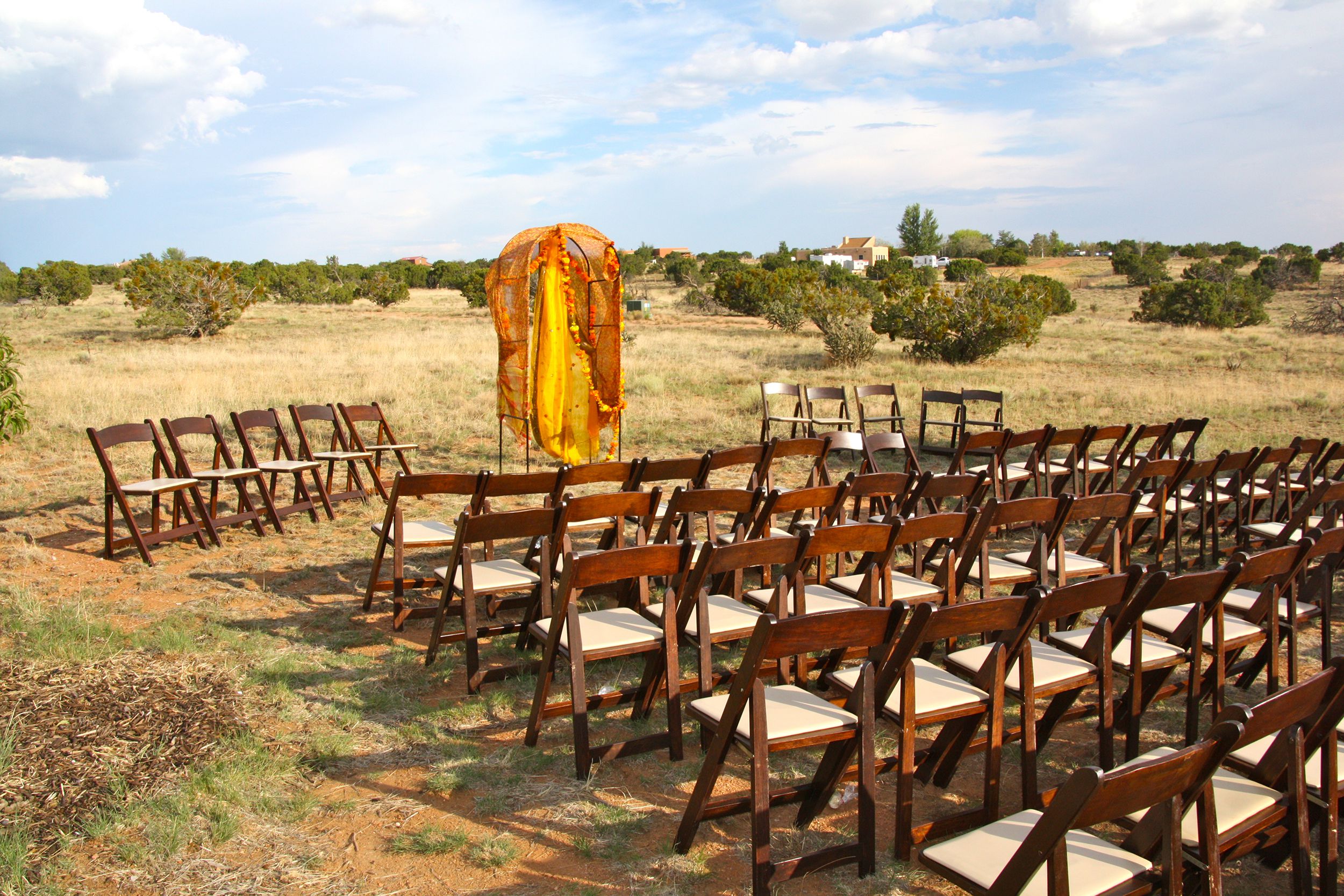 mixed wedding in Santa Fe, New Mexico