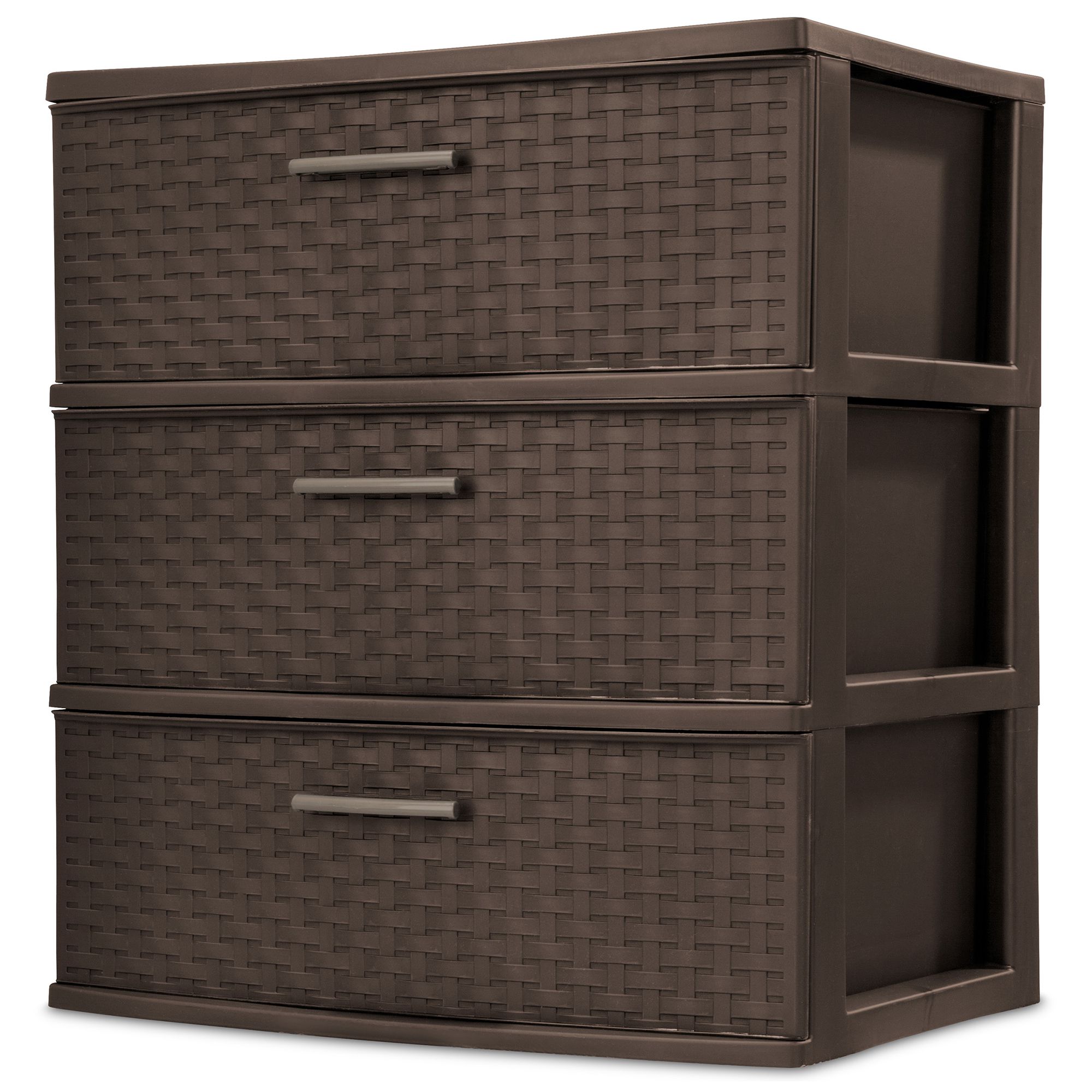 Sterilite 3-Drawer Wide Weave Tower