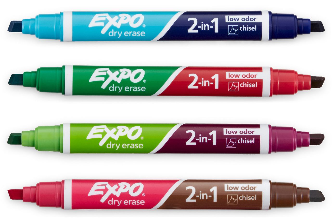 Expo 2-in-1 Dry Erase Markers