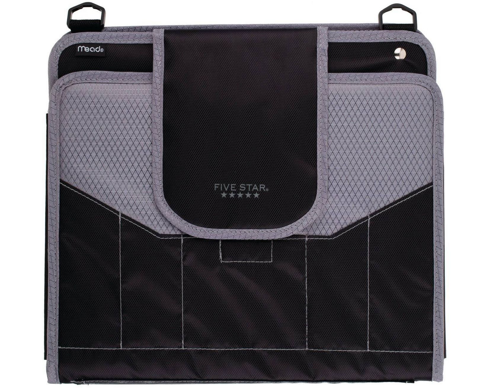 five star 2” 1,100-sheet zipper ring binder