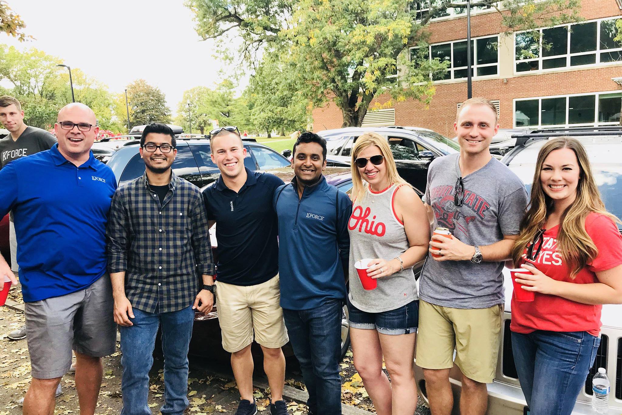 KForce employees outside