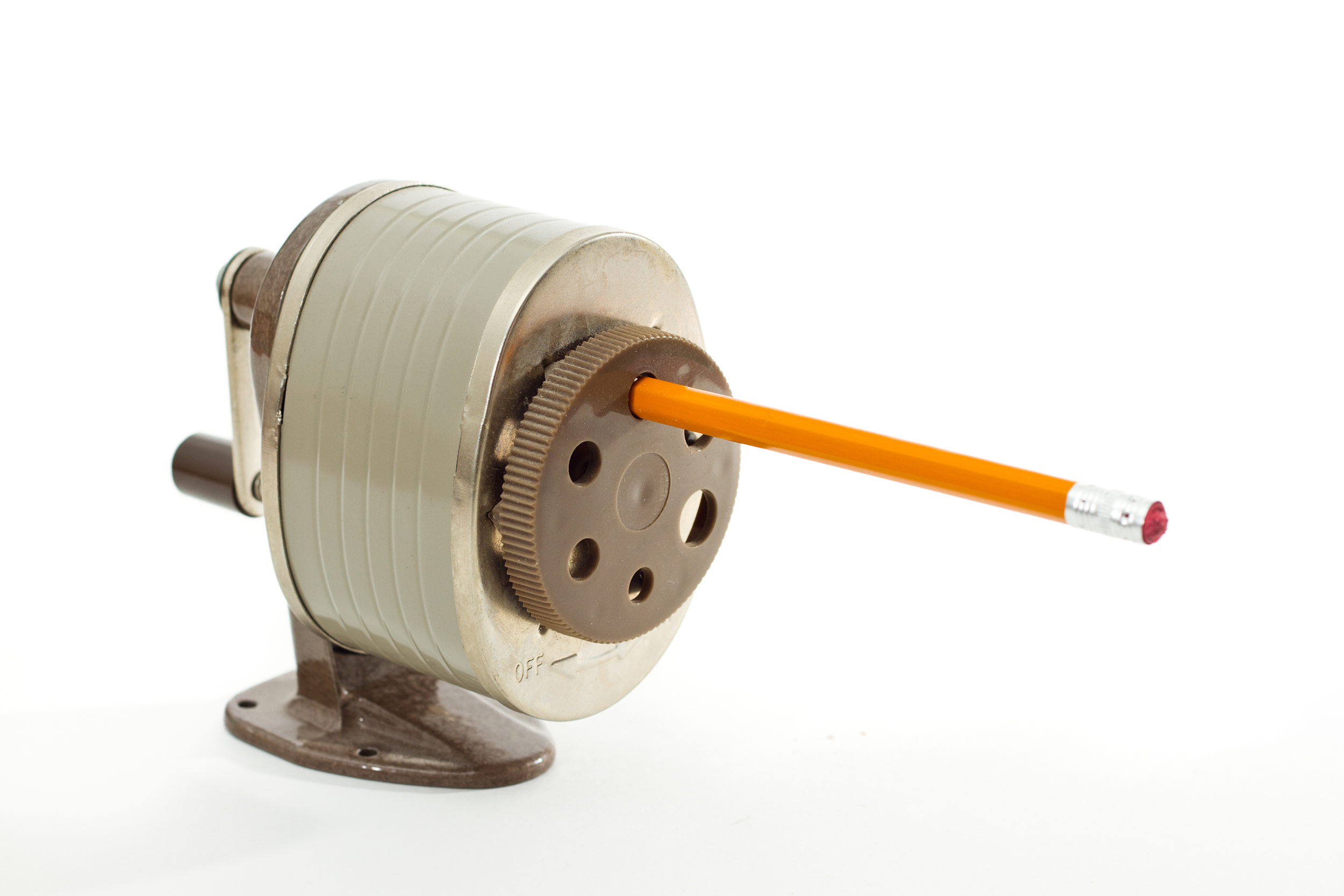 Old pencil sharpener